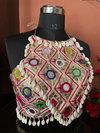 Ruhi Navratari Special Real Mirror With Real Kaudi Blouse Wholesale Shop In Surat
